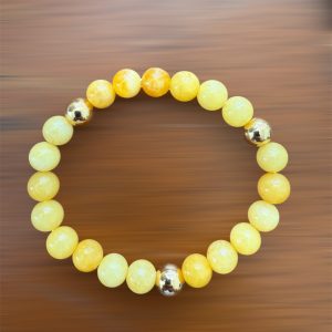 Con la energía del Arcángel Jofiel No es solo una pulsera... 💛 Es un amuleto energético creado para activar la abundancia divina en tu vida.